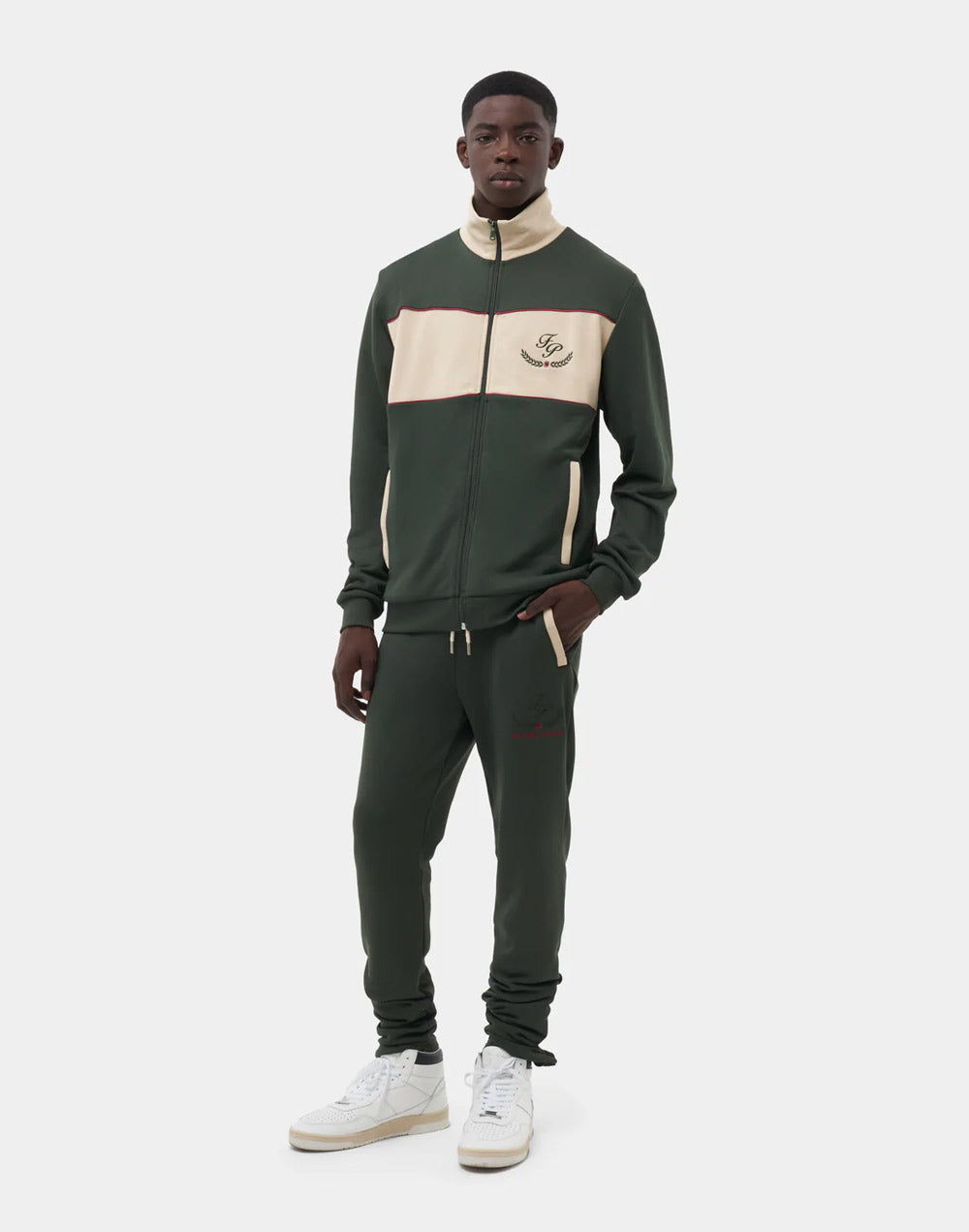 Retro label family varsity jacket